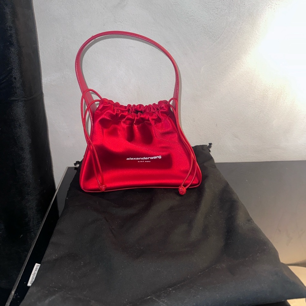 Alexander Wang Red Mini Bag with Glossy Finish